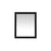 Elegant Decor Aqua Vanity Mirror 30X36", Black - VM23036BK