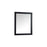 Elegant Decor Aqua Vanity Mirror 30X36", Black
