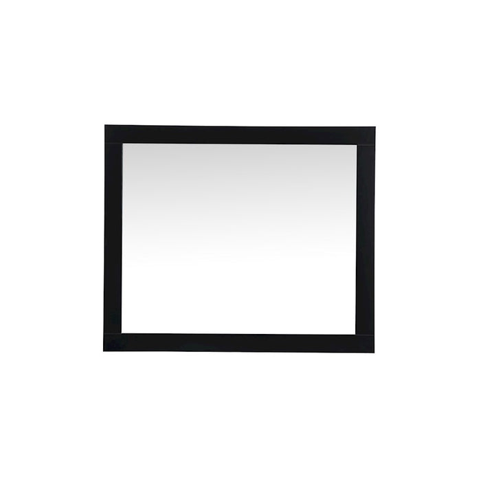 Elegant Decor Aqua Vanity Mirror 30X36", Black