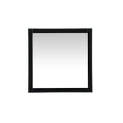 Elegant Decor Aqua Vanity Mirror 36X36", Black - VM23636BK
