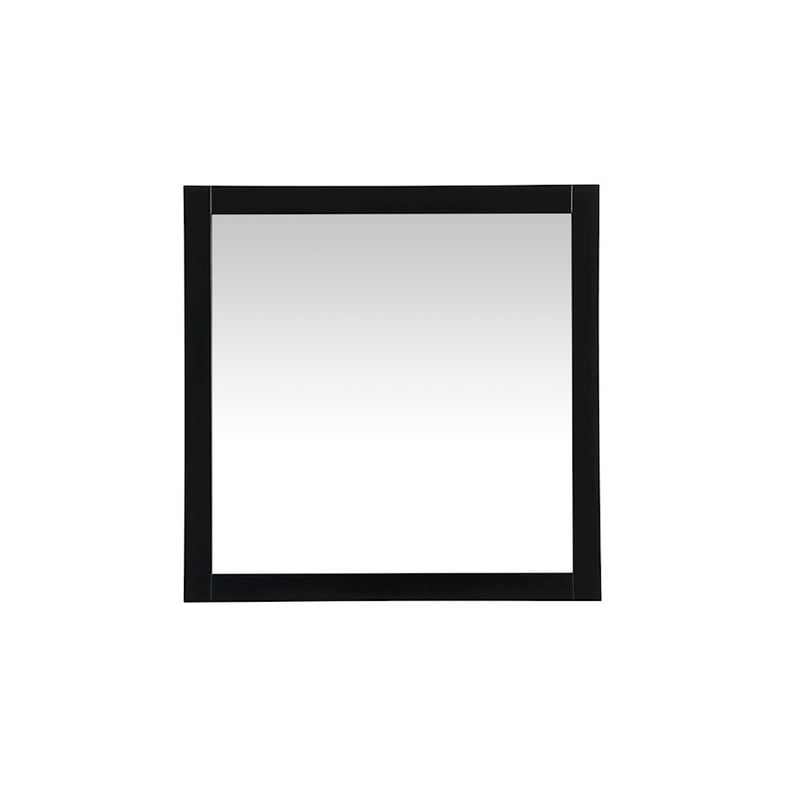 Elegant Decor Aqua Vanity Mirror 36X36", Black - VM23636BK
