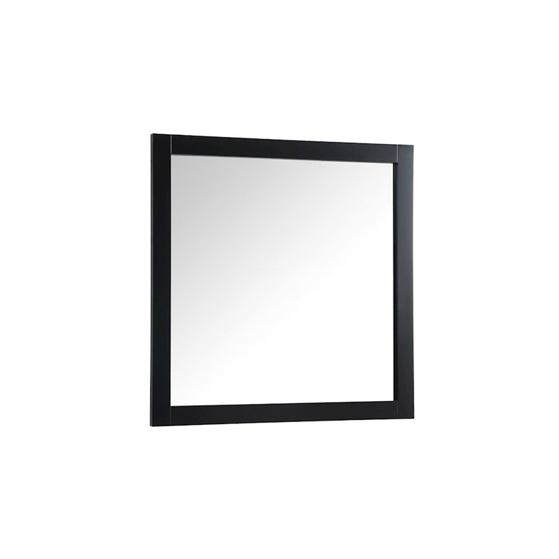 Elegant Decor Aqua Vanity Mirror 36X36", Black