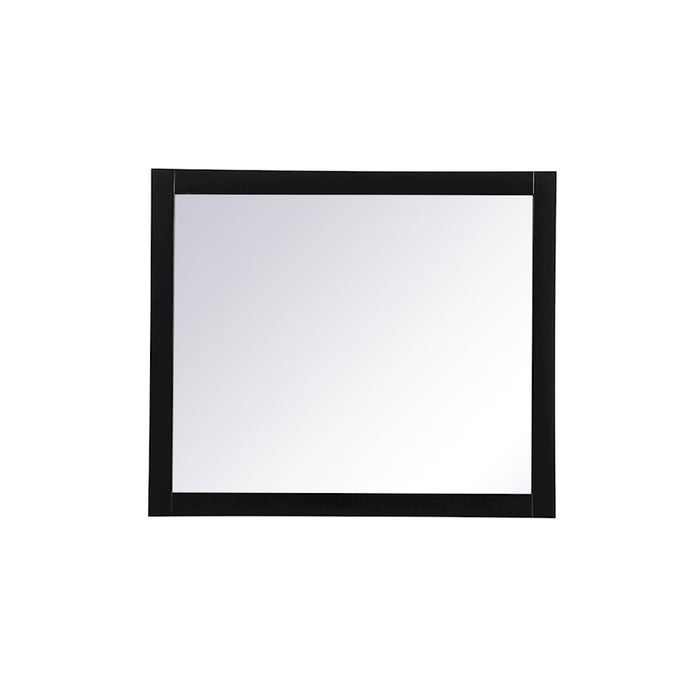 Elegant Decor Aqua Vanity Mirror 42X36", Black - VM24236BK