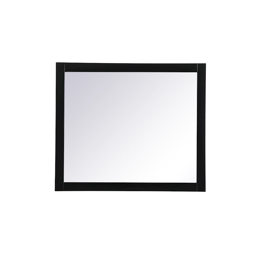 Elegant Decor Aqua Vanity Mirror 42X36", Black - VM24236BK