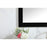 Elegant Decor Aqua Vanity Mirror 42X36", Black