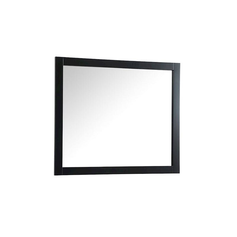 Elegant Decor Aqua Vanity Mirror 42X36", Black