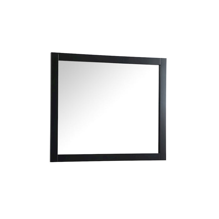 Elegant Decor Aqua Vanity Mirror 42X36", Black