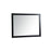 Elegant Decor Aqua Vanity Mirror 48X36", Black