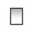 Elegant Decor Aqua Vanity Mirror 48X36", Black