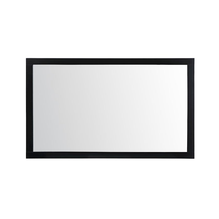 Elegant Decor Aqua Vanity Mirror 60X36", Black - VM26036BK