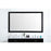 Elegant Decor Aqua Vanity Mirror 60X36", Black