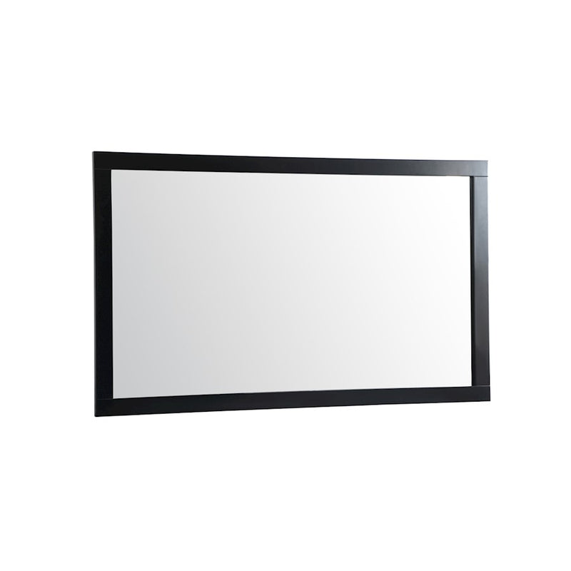 Elegant Decor Aqua Vanity Mirror 60X36", Black