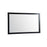 Elegant Decor Aqua Vanity Mirror 60X36", Black