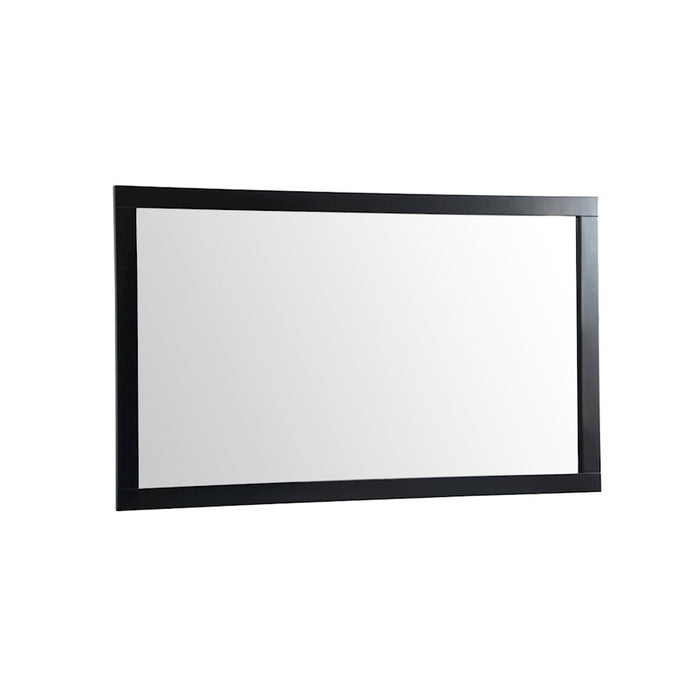 Elegant Decor Aqua Vanity Mirror 60X36", Black