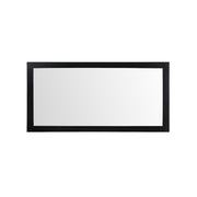 Elegant Decor Aqua Vanity Mirror 72X36", Black - VM27236BK