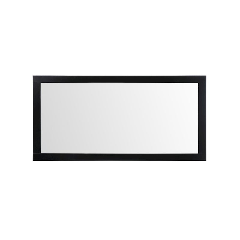 Elegant Decor Aqua Vanity Mirror 72X36", Black - VM27236BK