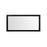 Elegant Decor Aqua Vanity Mirror 72X36", Black - VM27236BK