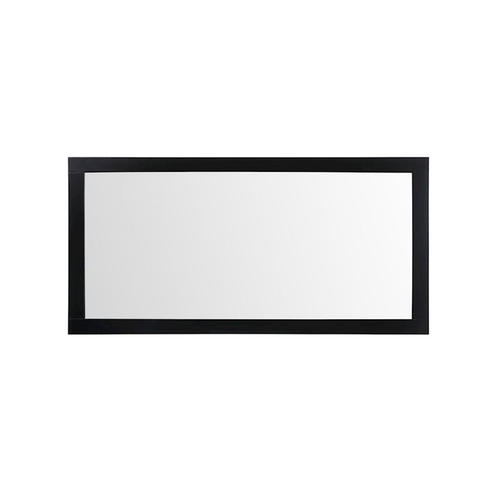 Elegant Decor Aqua Vanity Mirror 72X36", Black - VM27236BK