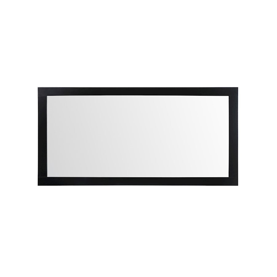 Elegant Decor Aqua Vanity Mirror 72X36", Black - VM27236BK