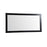 Elegant Decor Aqua Vanity Mirror 72X36", Black