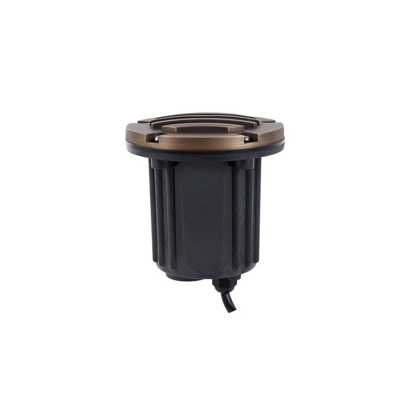 Elitco Lighting Aera 1 Lt Landscape 5X6 Well Light, Antique Brass