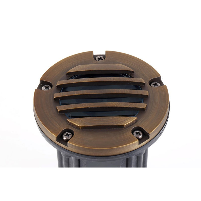 Elitco Lighting Aera 1 Lt Landscape 5X6 Well Light, Antique Brass
