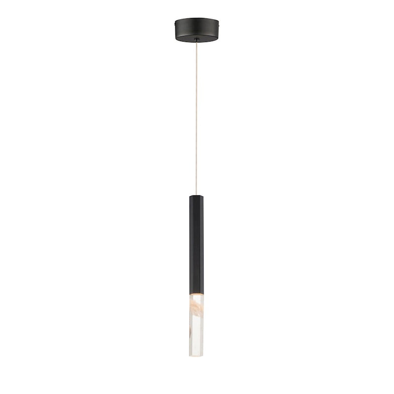 ET2 Lighting Diaphane LED 1-Light 16" Pendant, Black