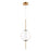 ET2 Lighting Axle LED 1-Light Pendant, Gold
