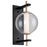 ET2 Lighting Axle 1 Light LED Wall Sconce, Gold/Clear