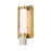 ET2 Lighting Travertine 2Lt LED Sconce, Travertine/Gold/White - E11050-01TVGLD