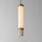 ET2 Lighting Travertine 2Lt LED Pendant, Travertine/Gold/White