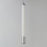 ET2 Lighting Cortex 1Lt LED Pendant, Chrome/Clear Ribbed