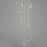 ET2 Lighting Pebble 18Lt LED Pendant, Black/Gold/Clear Crystal