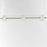 ET2 Lighting Elysian 3 Light LED Linear Pendant, Brass/Ripple
