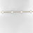 ET2 Lighting Elysian 4 Light LED Linear Pendant, Brass/Ripple