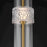ET2 Lighting Elysian 4 Light LED Floor Lamp, Brass/Ripple