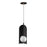 ET2 Lighting Pendulum 1-Light Mini Pendant, Black
