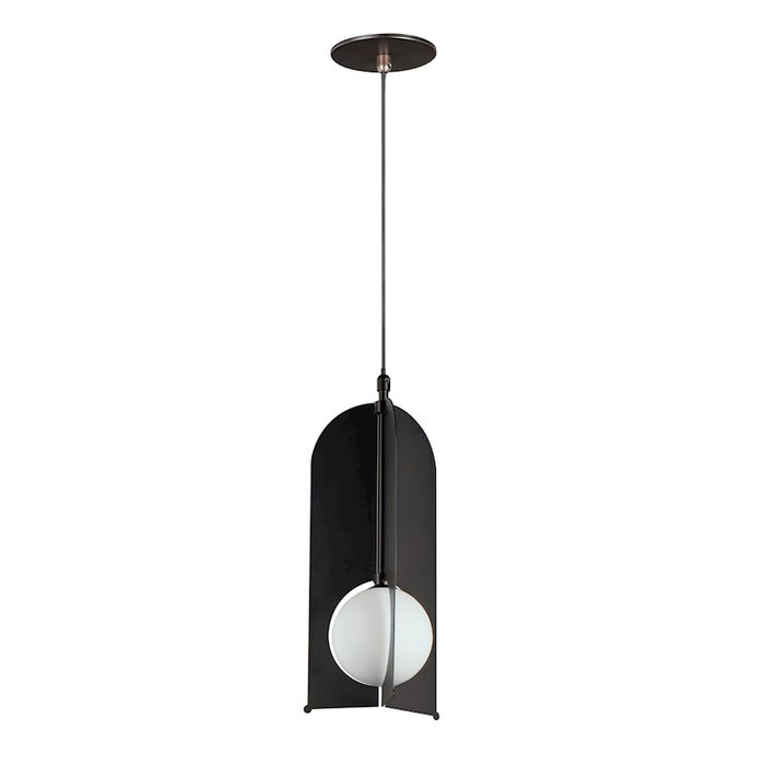 ET2 Lighting Pendulum 1-Light Mini Pendant, Black