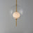 ET2 Lighting Martini 1 Light 12" LED Pendant, Brass/Clear/White