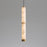 ET2 Lighting Aragon 2-Light 17" LED Pendant, White Alabaster/Gold