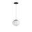 ET2 Lighting Nimbus 1 Light LED Pendant, Black/White Cirrus - E11521-113BK