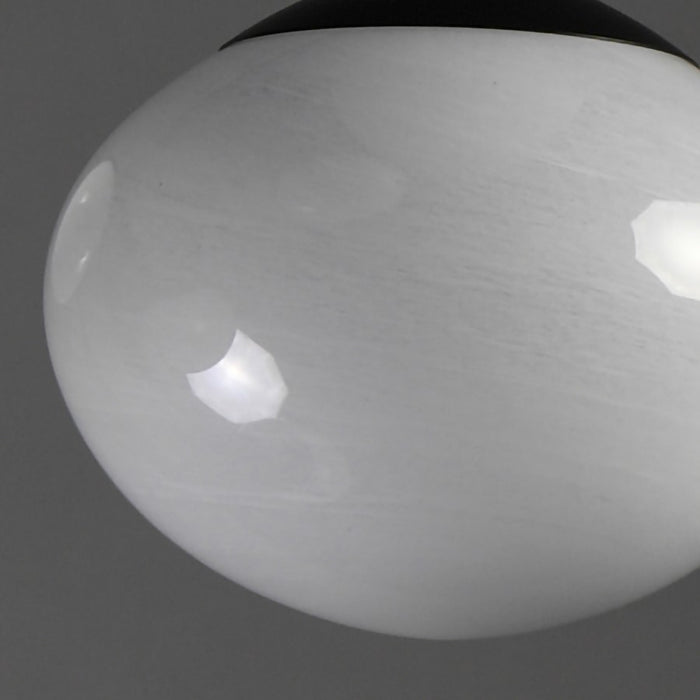 ET2 Lighting Nimbus 1 Light LED Pendant, Black/White Cirrus