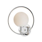 ET2 Lighting Revolution 1-Light Wall Sconce in Polished Nickel