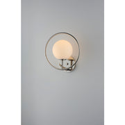 ET2 Lighting Revolution 1-Light Wall Sconce in Polished Nickel