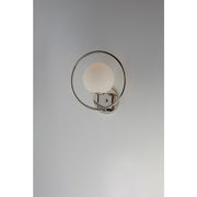 ET2 Lighting Revolution 1-Light Wall Sconce in Polished Nickel