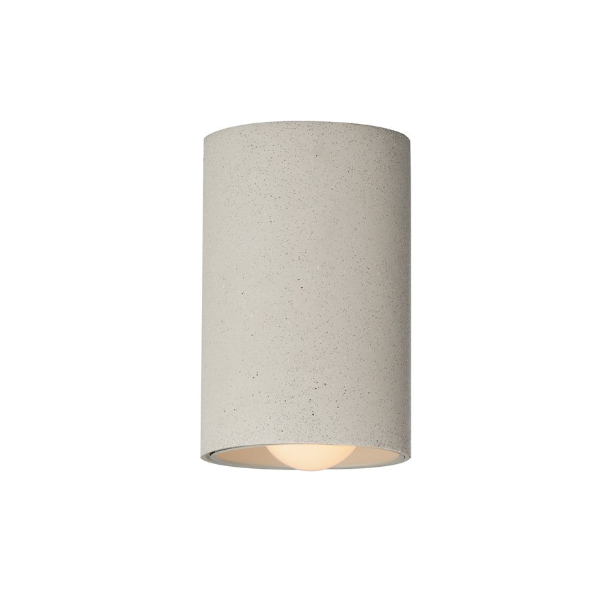 ET2 Lighting Pilar 1 Light LED Flush Mount, Sandstone - E14370-SSN