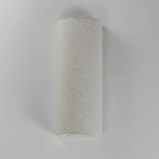 ET2 Lighting Pilar 2Lt LED Outdoor Cylinder Wall Sconce, Sandstone