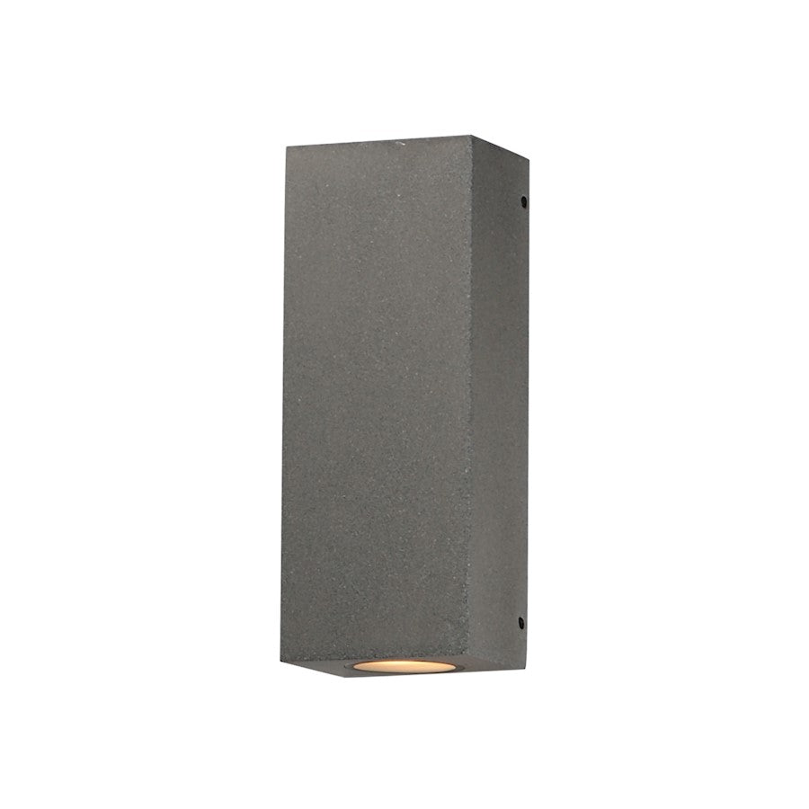 ET2 Lighting Pilar 2 Light LED Outdoor Wall Sconce, Greystone - E14374-GSN