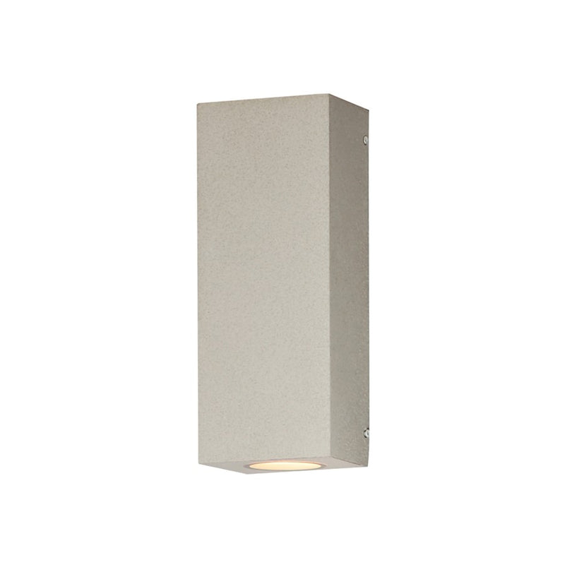 ET2 Lighting Pilar 2 Light LED Outdoor Wall Sconce, Sandstone