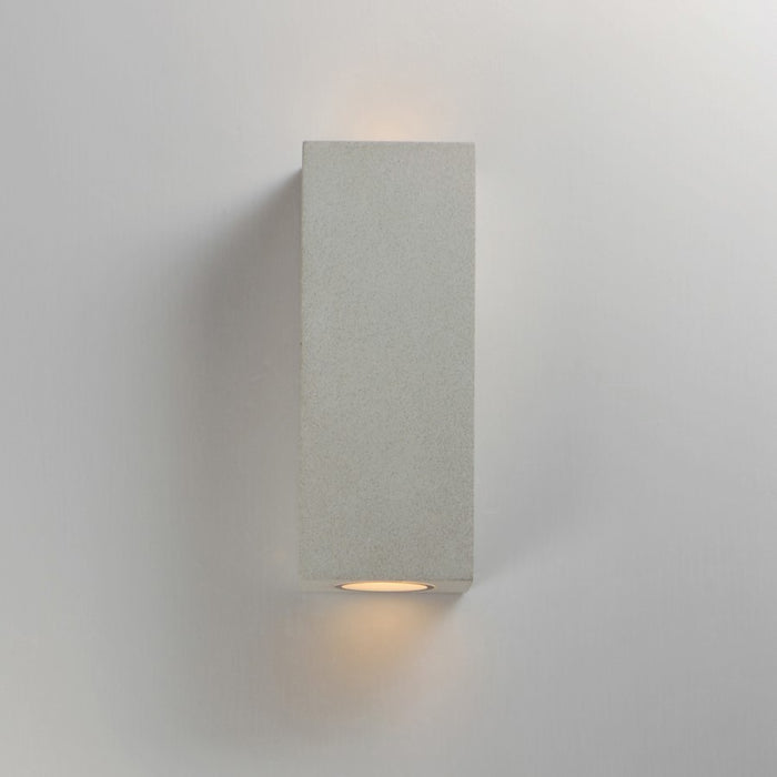 ET2 Lighting Pilar 2 Light LED Outdoor Wall Sconce, Sandstone